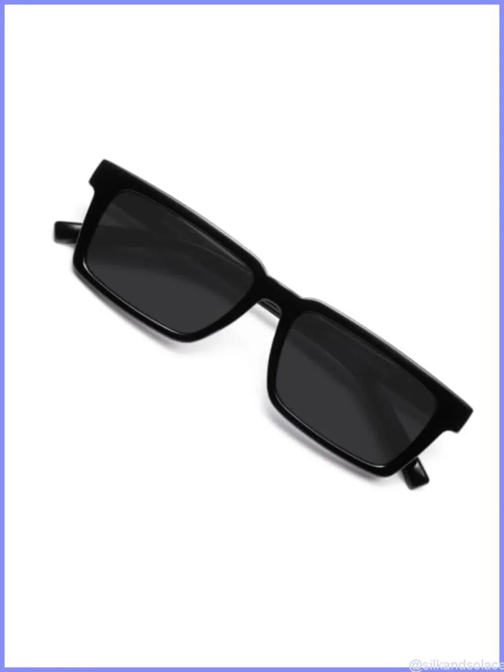 Retro Rectangular Polarized Sunglasses UV Protection Unisex